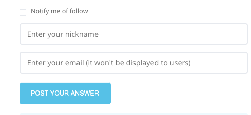 Email field on the front-end - question submission form - WordPress Forum Plugin