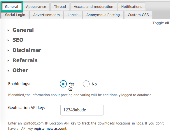 Enabling logging of the forum activity - WordPress Q and A Plugin