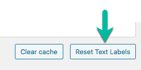 Resetting labels - WordPress Video Courses