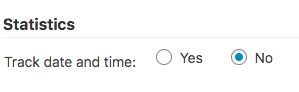Enabling the option for tracking date and time - LMS in WordPress