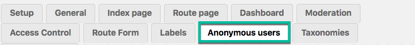 Anonymous users settings - WordPress Plugins For Travel Blogs