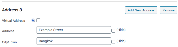 Adding multiple addresses - Business Directory Plugin WordPress