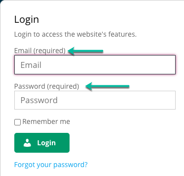 Displaying fields labels - WordPress Login Plugin