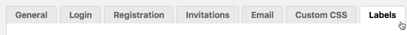 Labels settings - Social Login WordPress