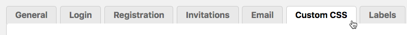 Custom CSS settings - WordPress Registration Form Plugin