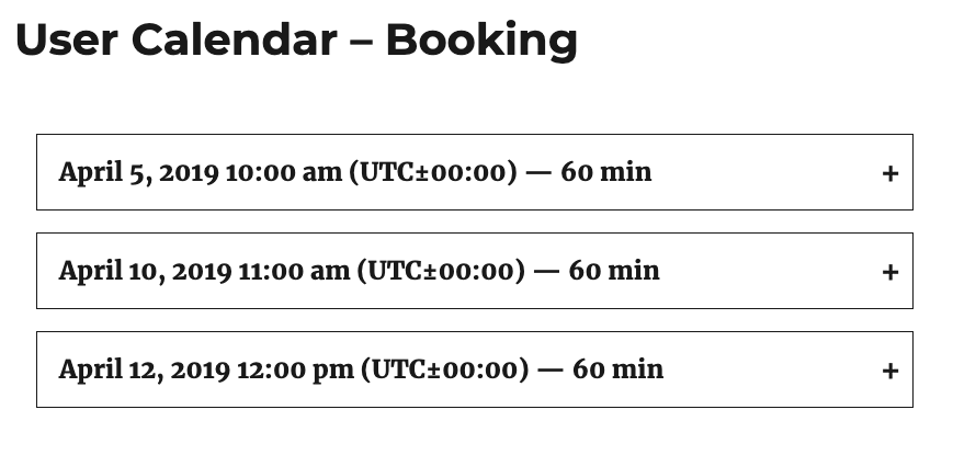 Managing booking requests on the front-end - Best WordPress Scheduling Plugin