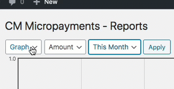 MicroPayments plugin report types and filters - WordPress MicroPayments