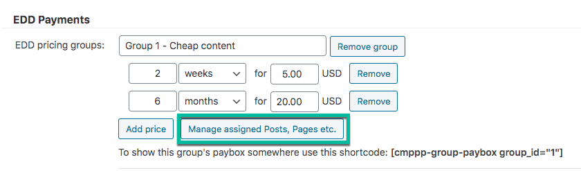 Managing assigned posts and pages - Paywalled Content