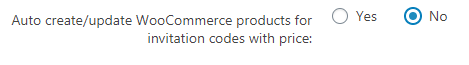 Disabling autocreation of WooCommerce products - WordPress Invitation Code