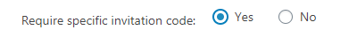 Enabling the option for specific invitation codes - WordPress Content Restriction