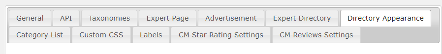 Directory appearance settings - WordPress Members Directory