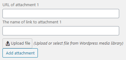 Adding attachments - WordPress Content Curation Plugin