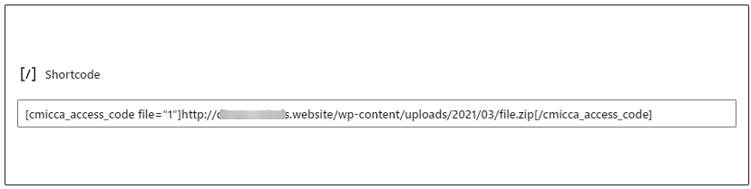 Adding file link to the shortcode - WordPress Content Restriction