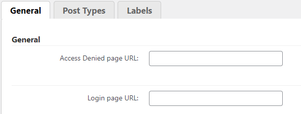 URL settings - Tiered Membership