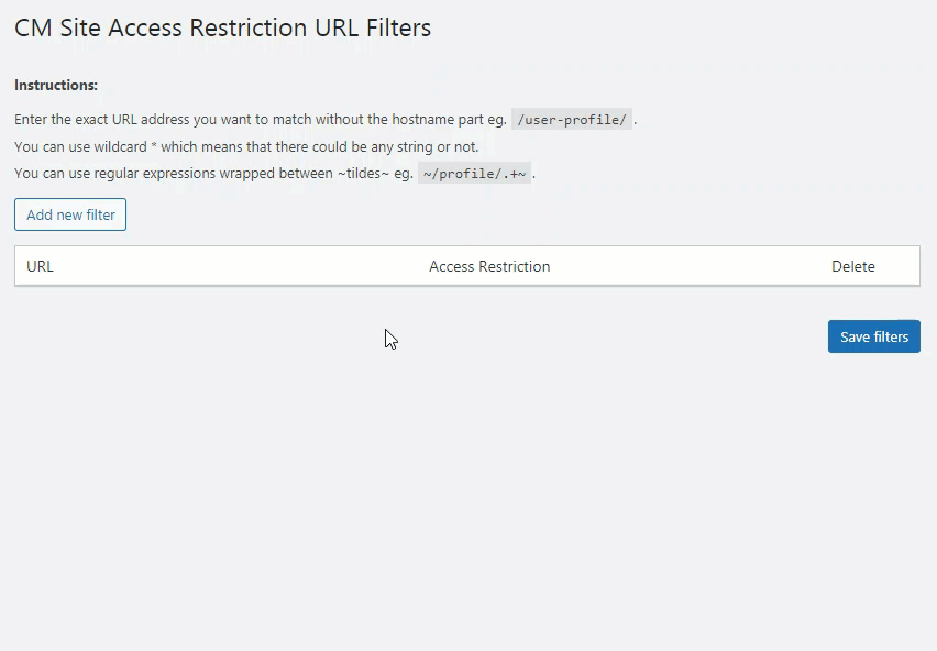 Restricting access to specific URL based on the user role - Content Control WordPress