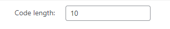 Specifying code length - WordPress Enable 2FA