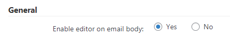 Enabling editor on email body - WordPress LMS Plugin
