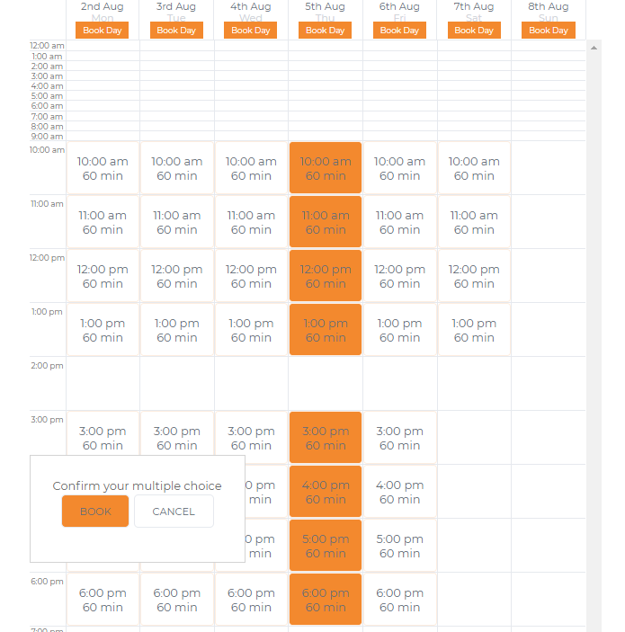 Book the whole day - WordPress Plugin for Scheduling Consultations