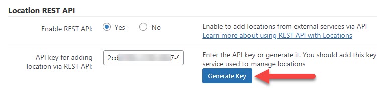Generating Location REST API - Maps WordPress Plugin