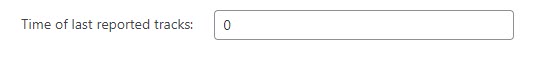 Setting the time of last reported tracks - Maps WordPress Plugin
