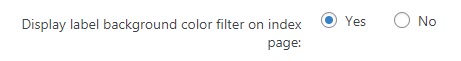 Displaying label background color filter on index page - Store Locator WordPress Plugin