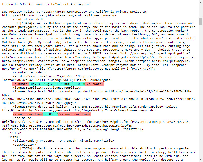 Identifying the Tag - RSS Post Importer