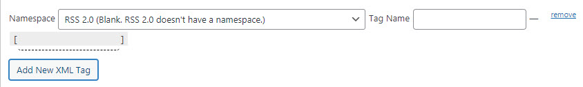 Adding new XML tag - RSS Feeds Importer Plugin
