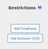 Addiotional restriction options - Mass Replace Text in WordPress