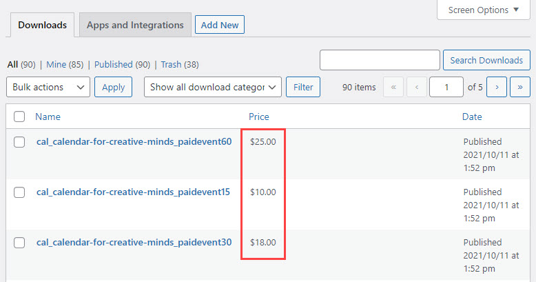 Automatically updated products prices - WordPress Plugin for Scheduling Consultations