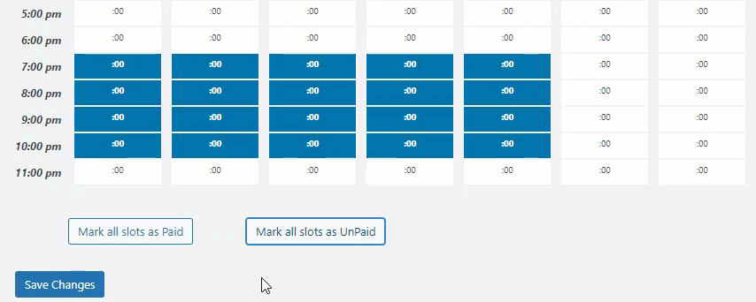 Making slots paid or unpaid in bulk - Event Booking Calendar WordPress Plugin