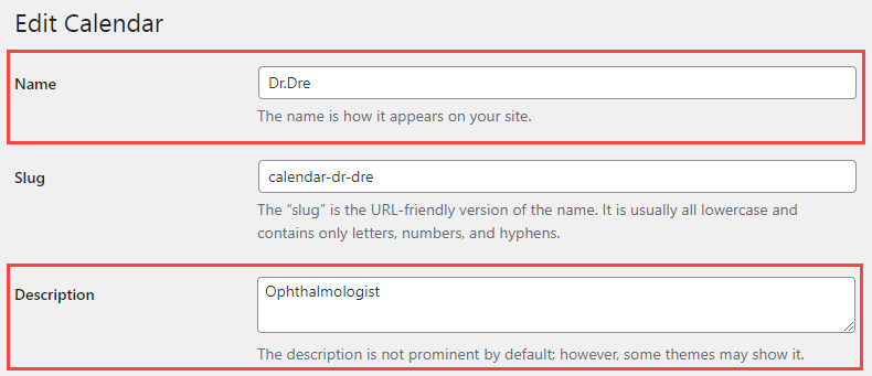 Editing the meta data of the calendar - Best WordPress Scheduling Plugin