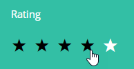 Default rating icons - Customer Review Plugin for WordPress