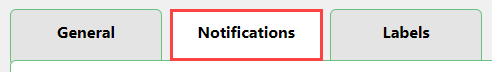 Navigation to the notifications settings - Private Content WordPress Plugin