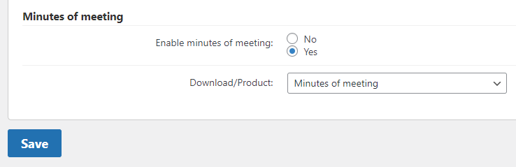 Setting up an EDD download for selling minutes of meeting - WordPress eLearning Plugin