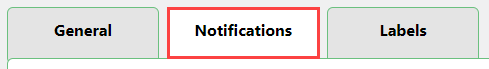 Notifications settings tab - WP Quiz Plugin