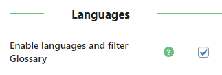 Enabling the multilingual feature - Tooltip Plugin WordPress
