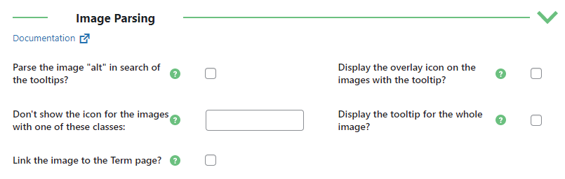 Image parsing settings - WordPress Knowledge Base Plugin