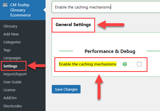 General settings - Wiki for WordPress