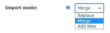 Choosing 'Merge' import mode - Wiki Plugin for WordPress