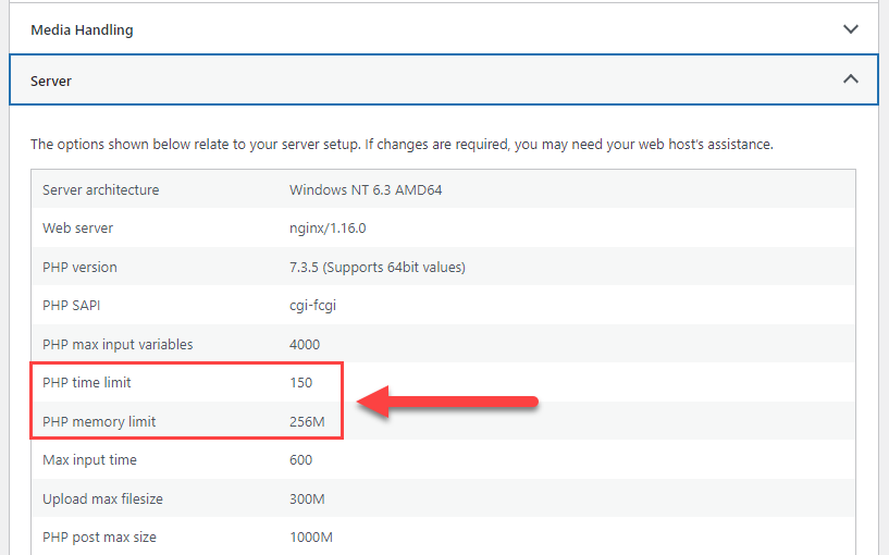 Checking PHP memory limit and max execution time - WordPress as a Wiki