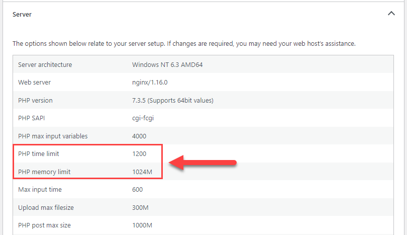 Result of increasing the limits - WordPress Internal Linking Plugin