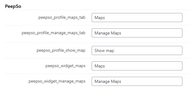 Labels related to the PeepSo integration - WordPress + Map Show Route Between Markers