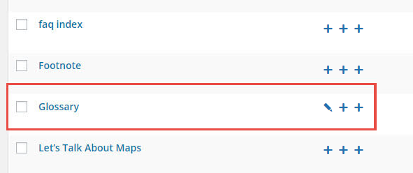 Translating the glossary page title - Knowledge Base WordPress Plugin