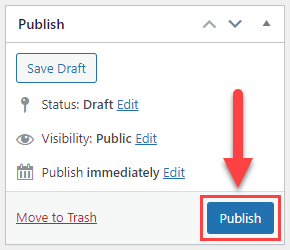 Publishing created popup campaign - Best WordPress Popup Plugin