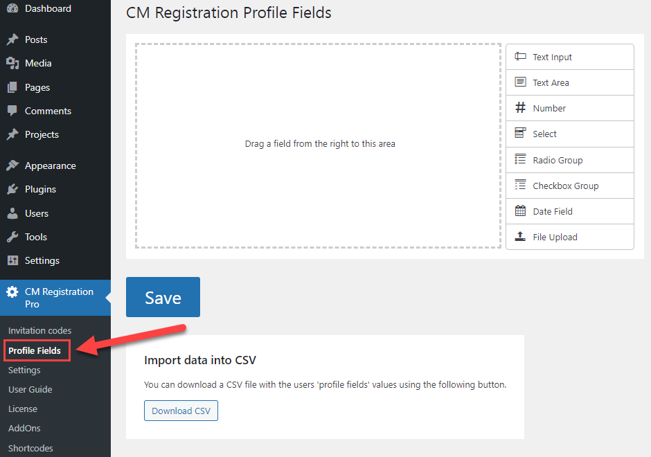 Navigation to Form Builder - User Registration WordPress