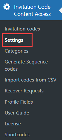 Plugin settings - Private Content WordPress Plugin