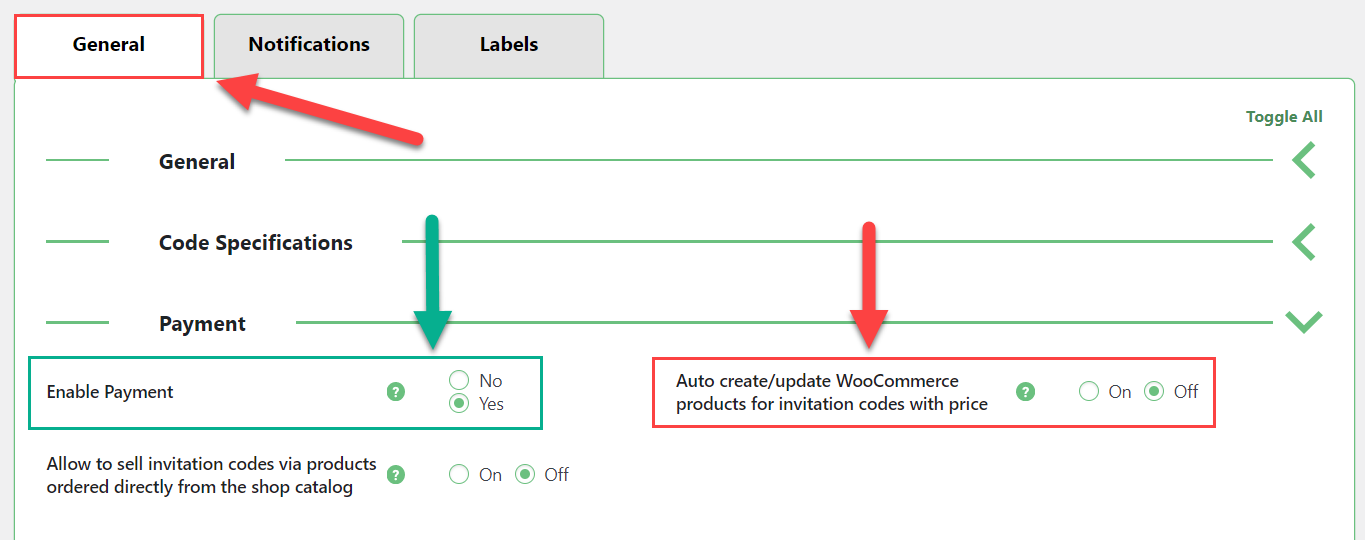 Payment settings - Restrict Content Plugin