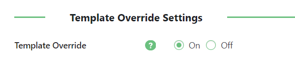 Template override option - Front End Post Submission WordPress Plugin