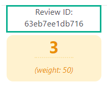 Review ID - Customer Reviews Plugin