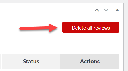 Deleting all reviews in the post/page - WordPress Testimonials Plugin